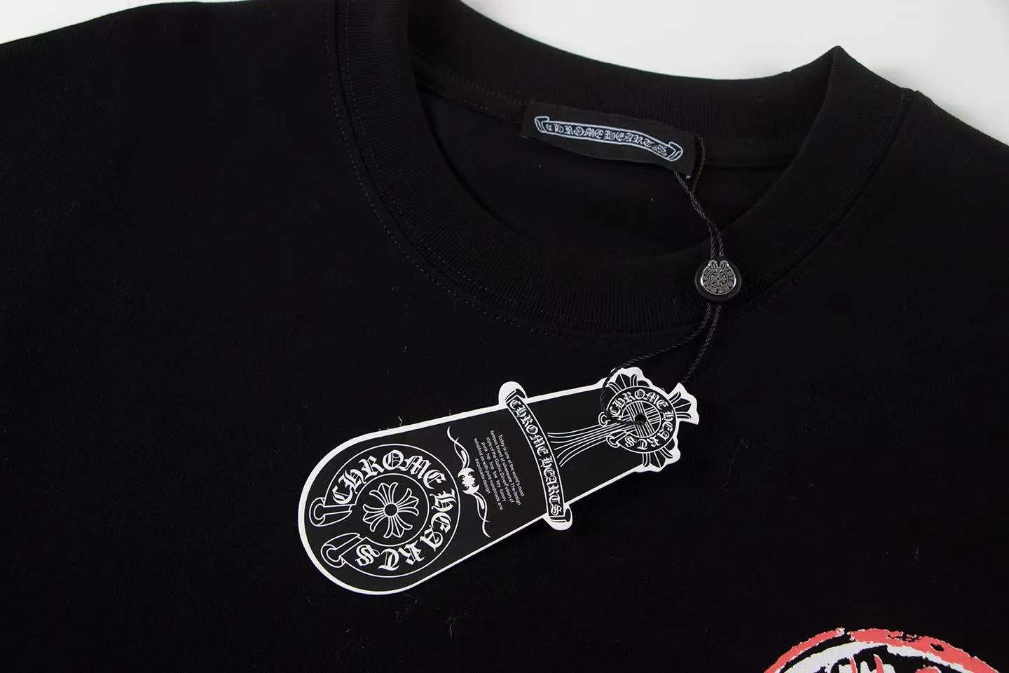 🅿️146 Style: 2025 new Croix Heart short-sleeved T-shirt Material: High version 300g double yarn combed cotton Size: S～XL Color: Black Style number: Z022
